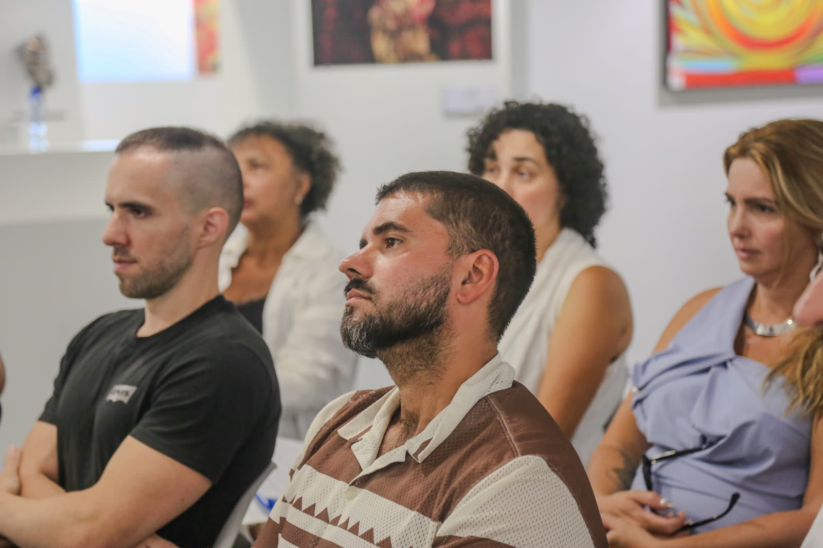 Plateia numa palestra da Valessa Martins